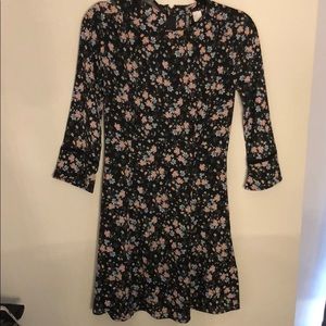 H&M Divided 3/4 sleeve floral dress